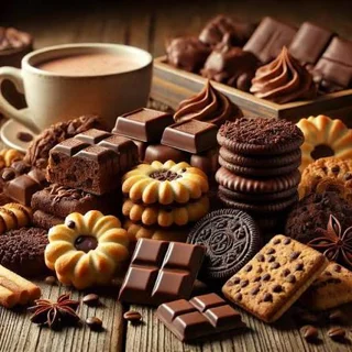 بیسکوئیت و شکلات